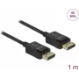 Adaptador de acoplamento coaxial Delock 85300 conector fêmea F para conector fêmea F, niquelado, 75 Ohm