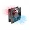Ventoinha axial Delock 48 V DC, 120 x 120 x 38 mm com conector de ventoinha de 2 pinos, preto