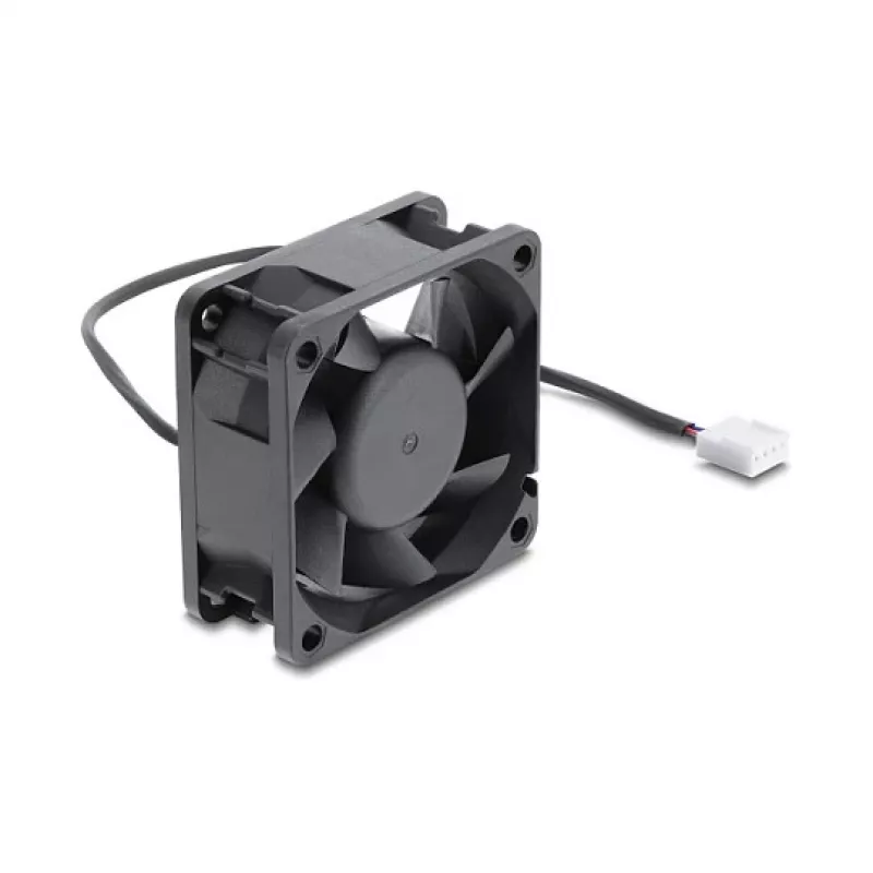 Delock Ventoinha axial 48 V DC, 60 x 60 x 25 mm com conector de ventoinha PWM de 4 pinos, preto
