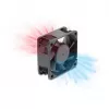 Delock Ventoinha axial 48 V DC, 60 x 60 x 25 mm com conector de ventoinha PWM de 4 pinos, preto
