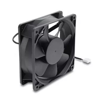 Delock Ventoinha axial 48V DC, 120x120x38mm, 4-Pin PWM, rolamento de esferas, 3000 rpm, 170 m³/h, preto