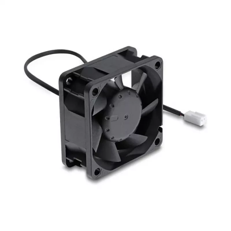 Ventilador axial Delock 48V DC 60x60x25mm com ficha de 2 pinos preto