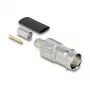 DELOCK Conector fêmea BNC de crimpagem para RG-59 com tubo termorretrátil