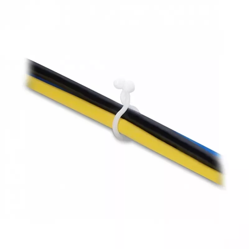 Delock Cable Twister 13 mm Transparente, 100 unid.