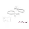 Delock Espiral para cabos Ø 18 mm transparente, 100 unidades