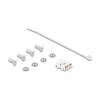 Delock conector fêmea RJ45 tipo D para embutir Cat.6A STP com ligação LSA e tampa de proteção IP66