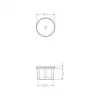 Delock Tampa de proteção contra pó para conector macho SMA, 10 unid., transparente 60163