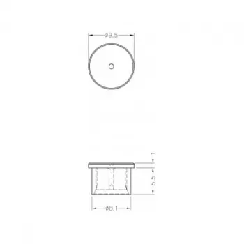 Delock Tampa de proteção contra pó para conector macho SMA, 10 unid., transparente 60163