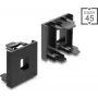 Suporte de módulo Keystone Delock Easy 45, 45 x 45 mm, preto 81669