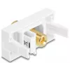 Delock Easy 45 Módulo terminal de parafuso para conector fêmea roscado vermelho branco (90901)