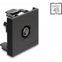 Módulo Delock Easy 45 conector fêmea BNC para conector fêmea BNC 50 Ohm preto (91962)
