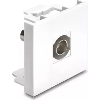 Delock Easy 45 Módulo BNC conector fêmea para BNC conector fêmea branco (91813)