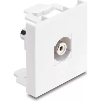 Delock Easy 45 Módulo RCA conector fêmea para RCA conector fêmea branco 91816