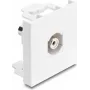 Delock Easy 45 Módulo RCA conector fêmea para RCA conector fêmea branco 91816