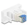 Delock Easy 45 Módulo bloco de terminais branco (90912)