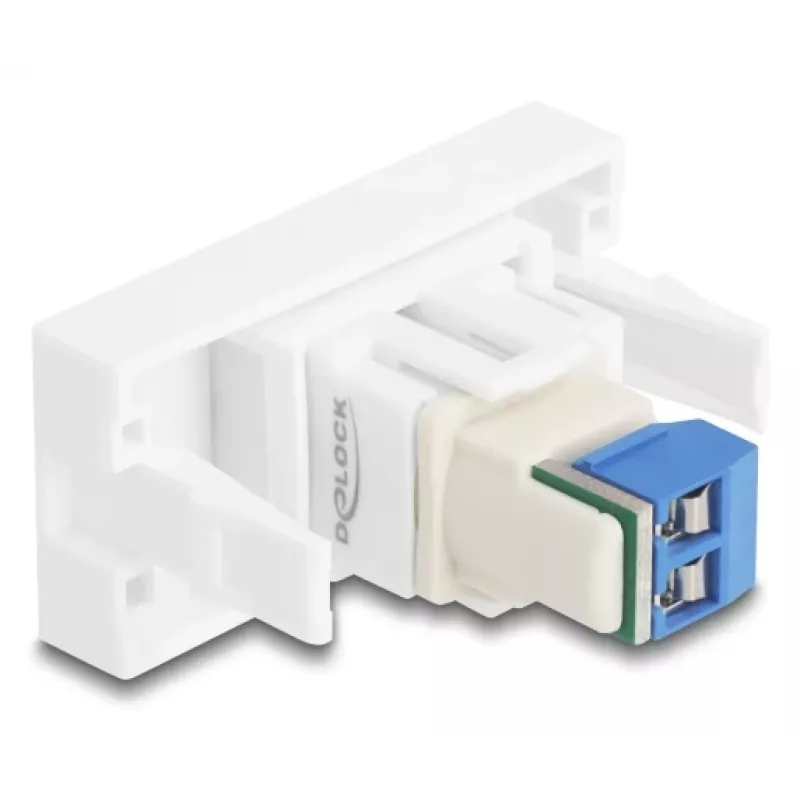 Delock Easy 45 Módulo bloco de terminais branco (90912)