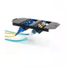 Suporte de montagem de fibra ótica Delock para caixa de chão 12 portas SC simplex / LC duplex acoplamentos preto 88162