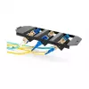 Delock Suporte de montagem em fibra ótica para caixa de chão 18 portas para acopladores SC simplex / LC duplex, preto (88163)