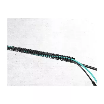 Delock Calha de cabos flexível, autoadesiva e aparafusável, 25 x 26 mm, Comprimento 50 cm, Preto