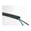 Canaleta flexível para cabos Delock, autoadesiva e aparafusável, 45 x 46 mm, comprimento 50 cm, preto