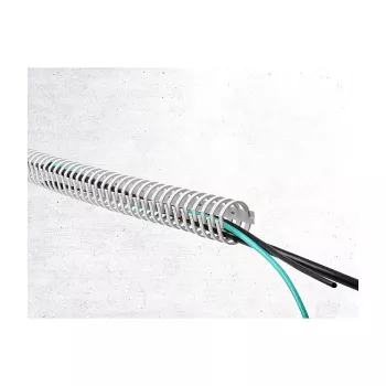 Delock Calha de cabos flexível autoadesiva e aparafusável 45 x 46 mm - Comprimento 50 cm Cinzento