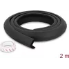 Proteção de arestas em espuma Delock 35 x 8 mm - comprimento 2 m preto (18488)