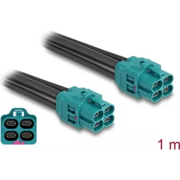 Delock cabo adaptador HDMI Micro HDMI macho para 4x HDMI fêmea 1 m preto 90340