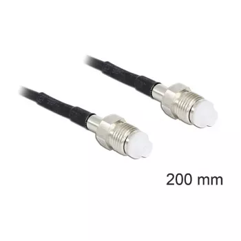 DELOCK HF FME conector fêmea para FME conector fêmea cabo patch 200 mm