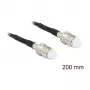 DELOCK HF FME conector fêmea para FME conector fêmea cabo patch 200 mm