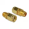 DELOCK HF RP-SMA conector macho rosca especial métrica > RP-SMA conector fêmea