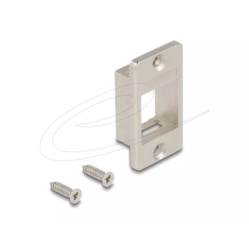 Delock Suporte Keystone para montagem em caixa e painel cónico
