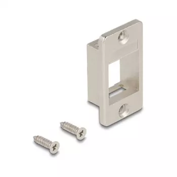 Delock Suporte Keystone para montagem em caixa e painel cónico