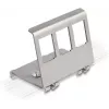 Delock Suporte metálico Keystone 3 portas para calha DIN (88139)