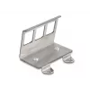 Delock Suporte metálico Keystone 3 portas para calha DIN (88139)