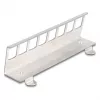 Suporte metálico Keystone Delock 8 portas para calha DIN (90657)