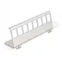 Suporte metálico Keystone Delock 8 portas para calha DIN (90657)