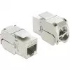 Módulo Keystone Delock RJ45 fêmea para LSA Cat.6A STP