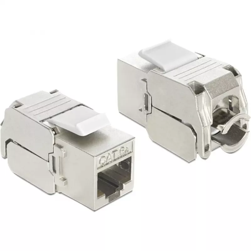 Módulo Keystone Delock RJ45 fêmea para LSA Cat.6A STP