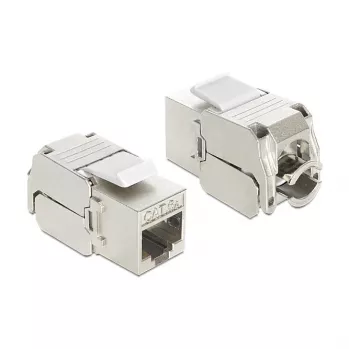 Módulo Keystone Delock RJ45 fêmea para LSA Cat.6A STP