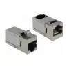 Módulo Keystone Delock RJ45 fêmea para RJ45 fêmea Cat.6 STP 90° 86371