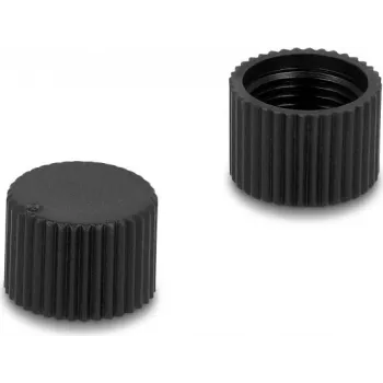 Tampa de proteção roscada Delock M12, plástico, IP67 à prova de pó e água, preto 60844