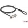 DELOCK Navilock fecho para portátil com combinação para HP Nano Slot - cabo de aço carbono (20967)