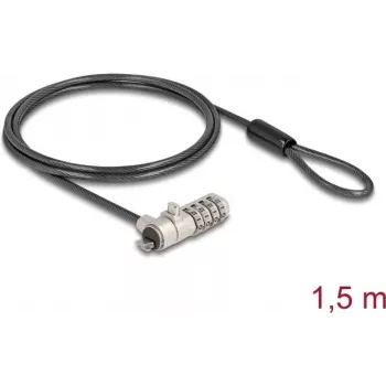 DELOCK Navilock fecho para portátil com combinação para HP Nano Slot - cabo de aço carbono (20967)