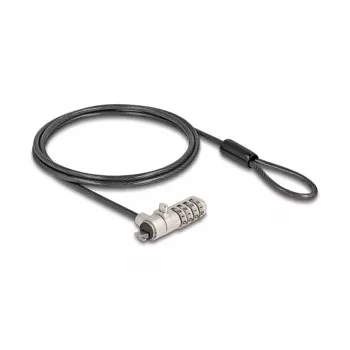 DELOCK Navilock fecho para portátil com combinação para HP Nano Slot - cabo de aço carbono (20967)