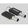 Delock Navilock Cabo de segurança para portátil com 3 cabeças de bloqueio para Kensington, Noble Wedge e Nano Slot (20676)