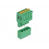 Conjunto de blocos de terminais Delock para PCB 4 polos 5,08 mm passo vertical (66501)