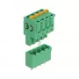 Conjunto de blocos de terminais Delock para PCB 4 polos 5,08 mm passo vertical (66501)