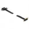Delock Placa riser PCI Express x1 com conector angular de 90° e cabo de 60 cm