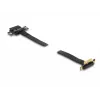 Delock Placa riser PCI Express x1 com conector angular de 90° e cabo de 60 cm