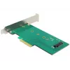 Delock Placa PCI Express x4 para 1 x NVMe M.2 Key M interno 110 mm - Fator de forma Low Profile